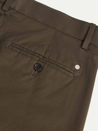 Stretch Cotton Trouser in Sea Turtle
