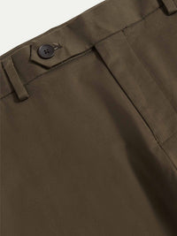 Stretch Cotton Trouser in Sea Turtle