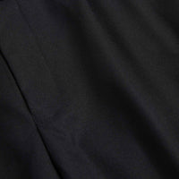 Drawstring Flannel Tech Trouser in Black