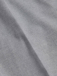 Flannel Tech Drawstring Trousers in Light Grey Marl