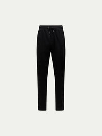 Jersey Interlock Jogger in Black