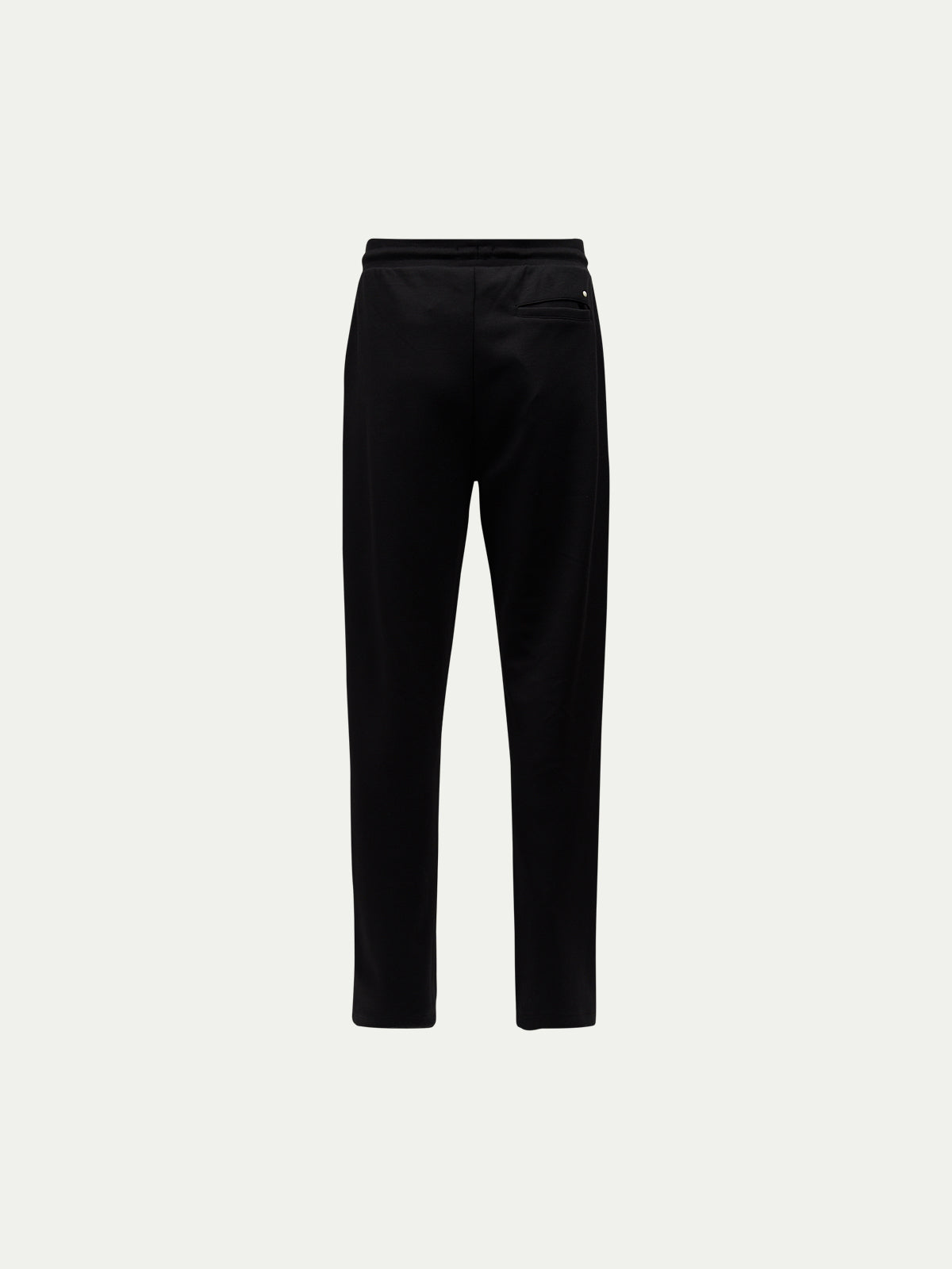 Jersey Interlock Jogger in Black