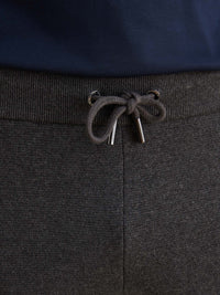 Milano Knit Jogger in Charcoal Grey