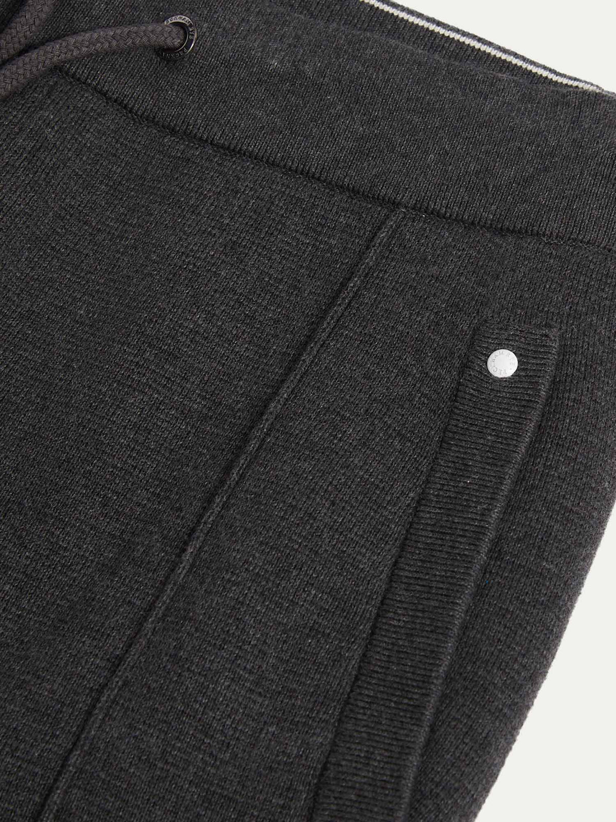 Milano Knit Jogger in Charcoal Grey