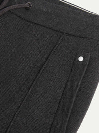 Milano Knit Jogger in Charcoal Grey