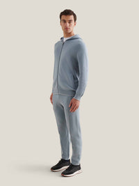 Milano Knit Jogger in Blue Blizzard