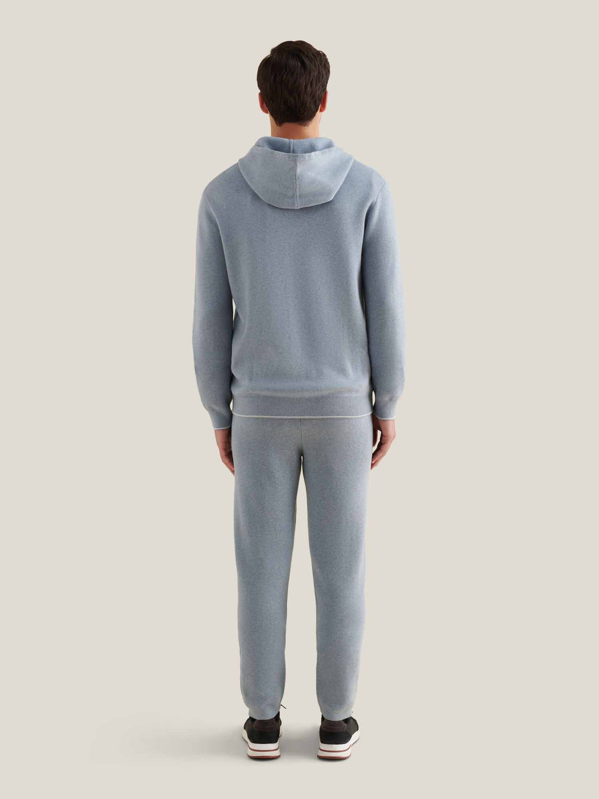 Milano Knit Jogger in Blue Blizzard