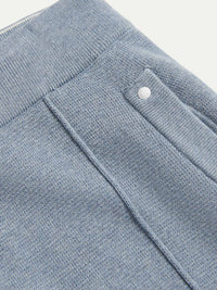 Milano Knit Jogger in Blue Blizzard