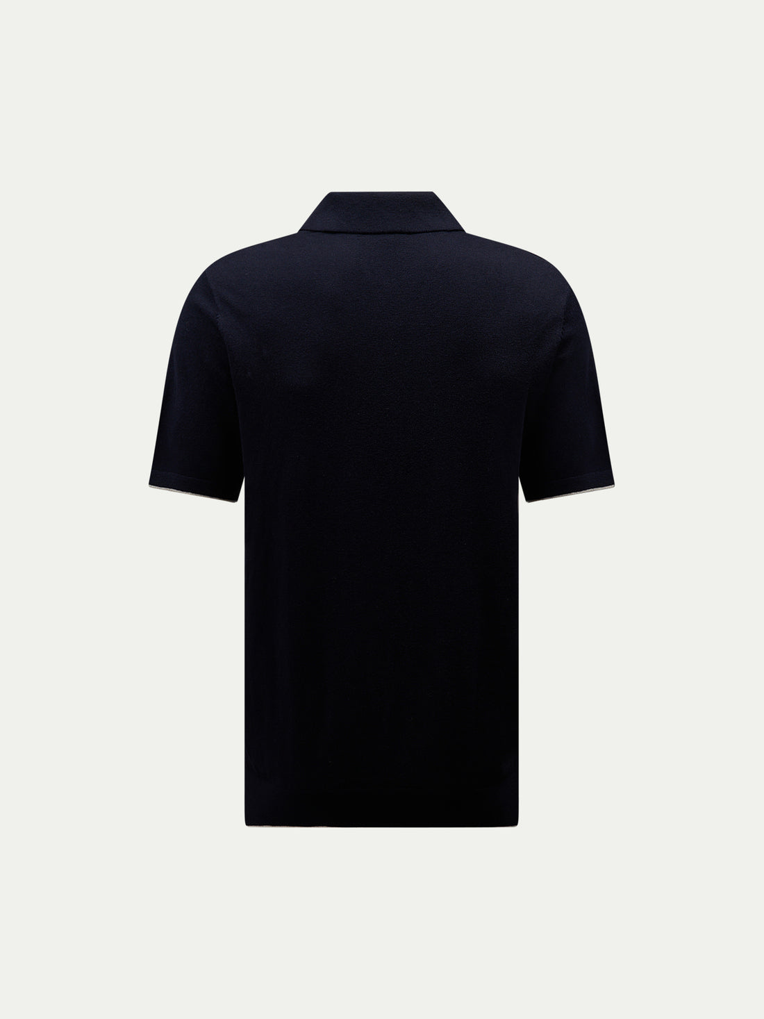 Jersey Knit Polo Shirt in Dark Sapphire Navy