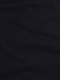 Jersey Knit Long Sleeve Polo Shirt in Black