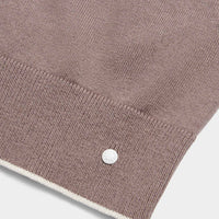 Jersey Knit Long Sleeve Polo Shirt in Iron