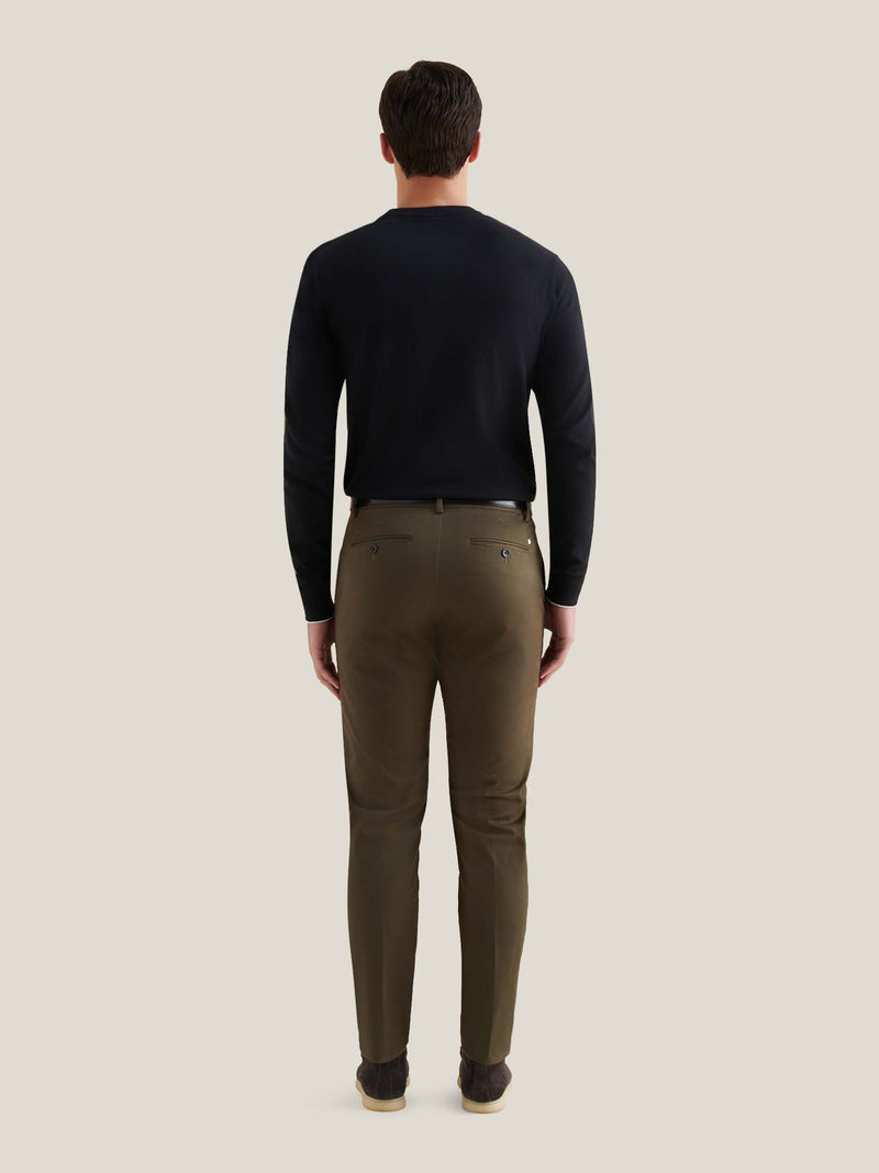 Savoy Knitted Crew in Black