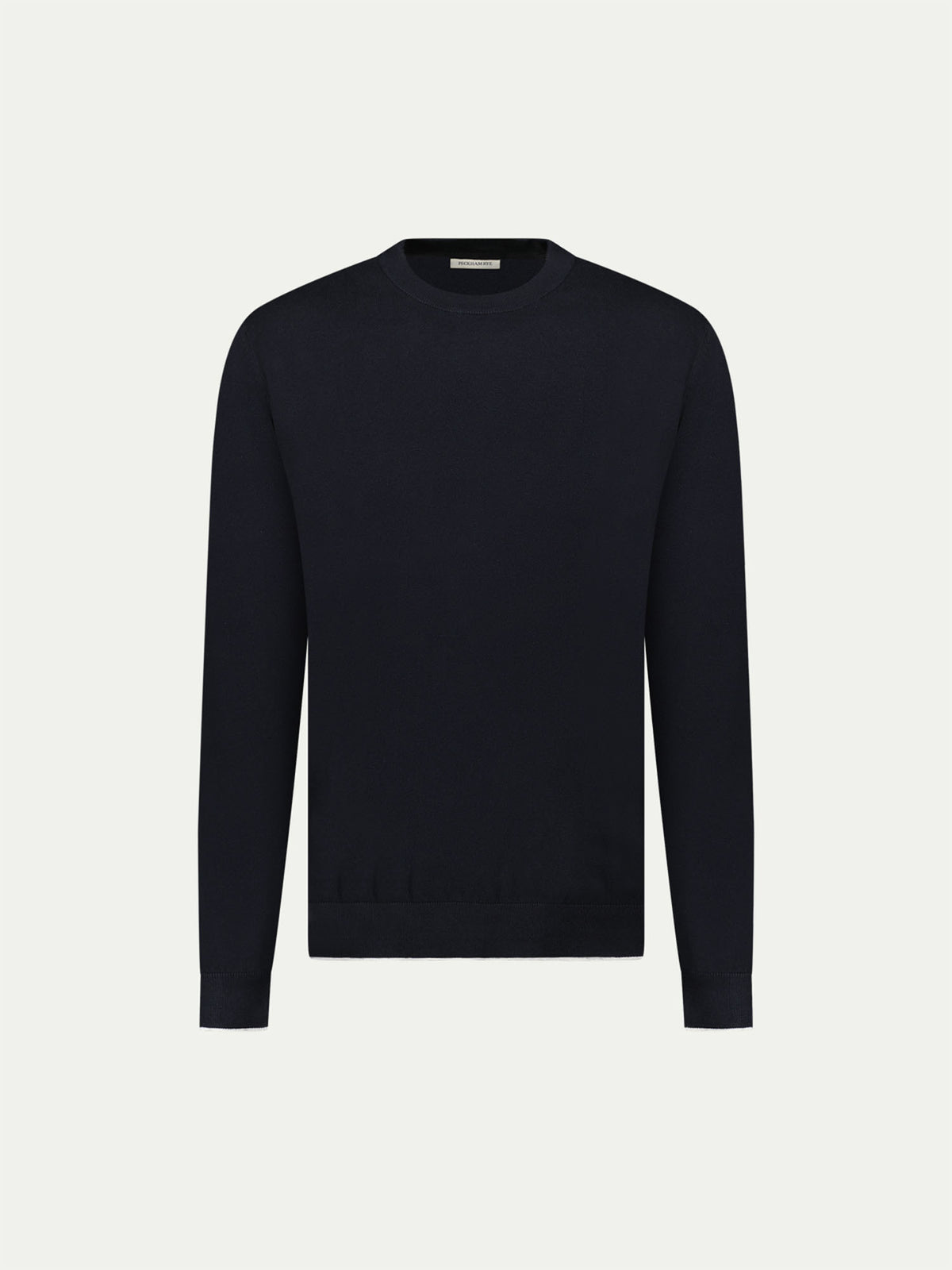 Savoy Knitted Crew in Black