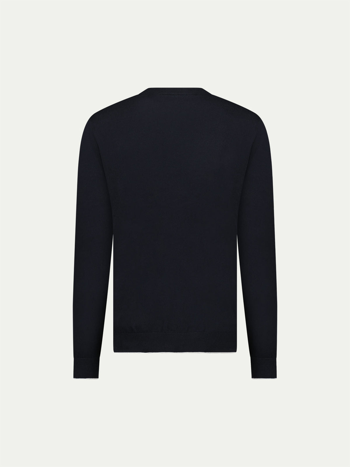 Savoy Knitted Crew in Black