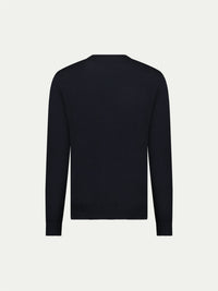 Savoy Knitted Crew in Black