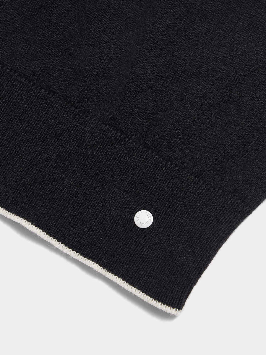 Jersey Knit Crew in Black