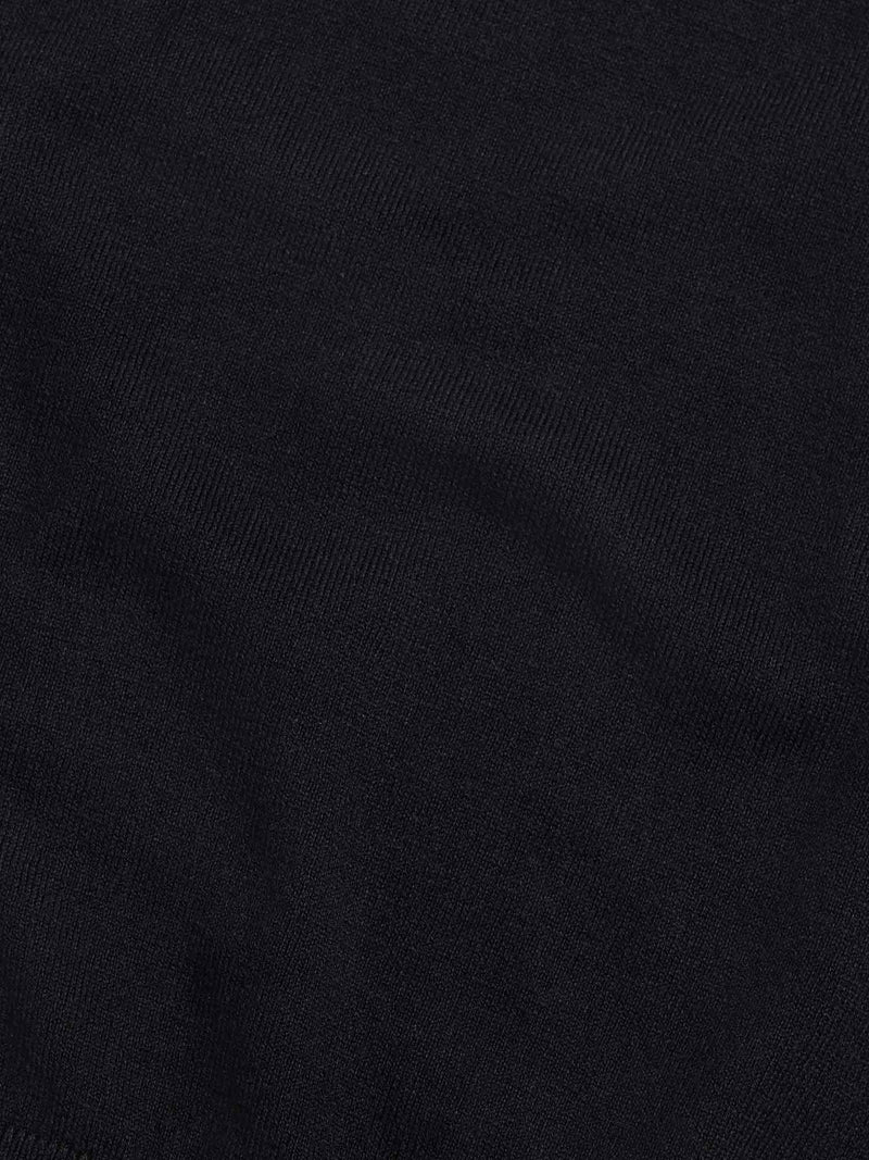 Savoy Knitted Crew in Black