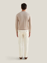 Jersey Knit Crew in Simply Taupe