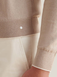 Jersey Knit Crew in Simply Taupe