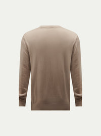 Jersey Knit Crew in Simply Taupe