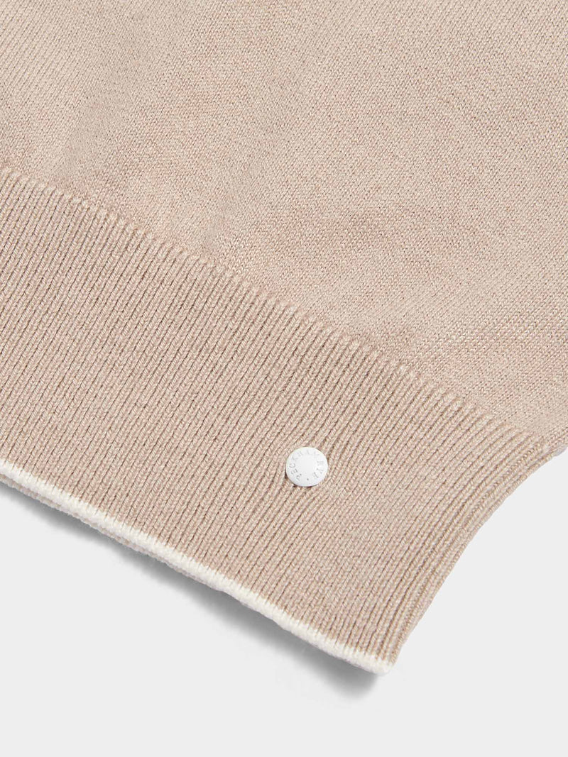 Jersey Knit Crew in Simply Taupe