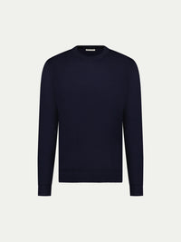 Jersey Knit Crew in Dark Sapphire Navy