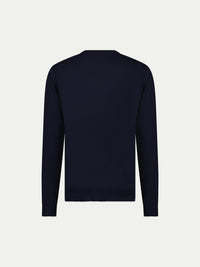 Jersey Knit Crew in Dark Sapphire Navy