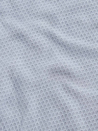 Strand Honeycomb Knit Jumper in Blue Blizzard
