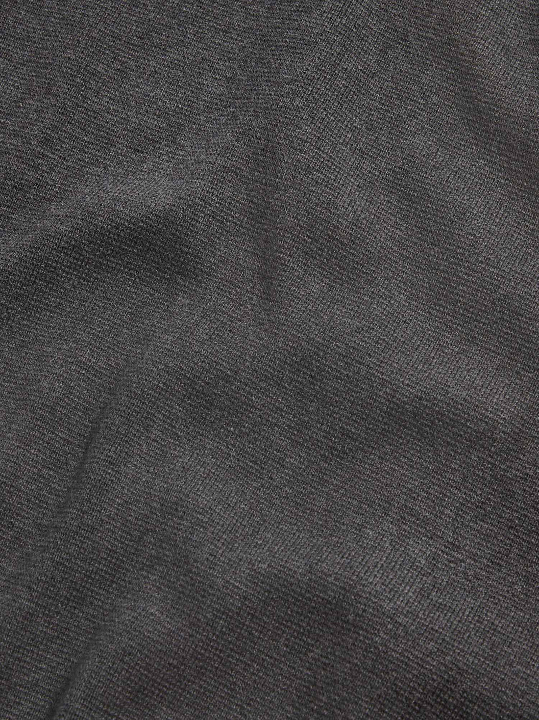 Milano Knit Zip Hoodie in Charcoal Grey