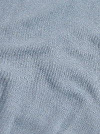 Milano Knit Zip Hoodie in Blue Blizzard