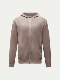 Milano Knit Zip Hoodie in Iron