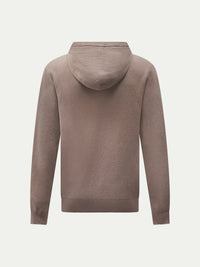 Milano Knit Zip Hoodie in Iron