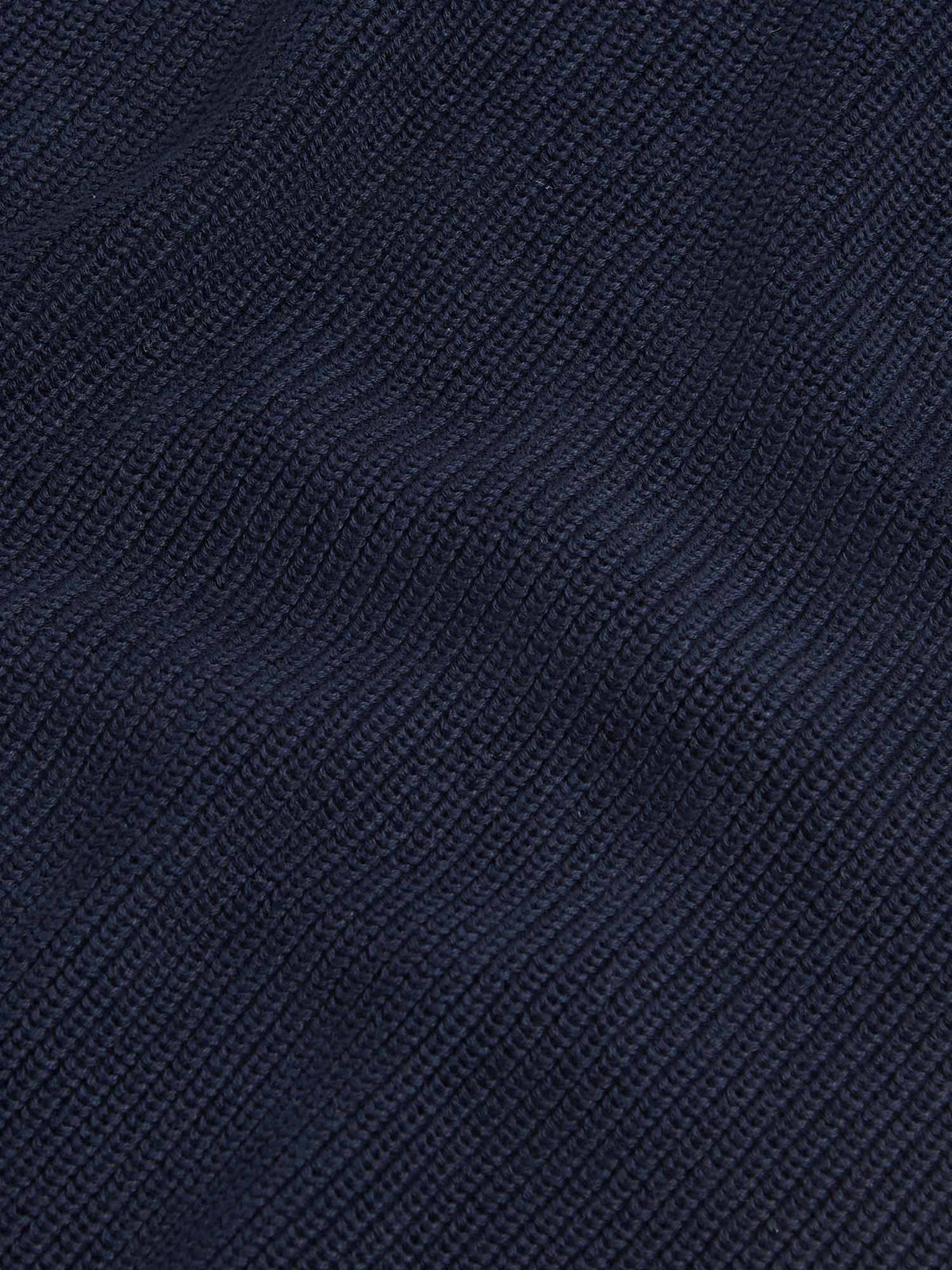Hanover Knitted Quarter Zip in Dark Sapphire Navy