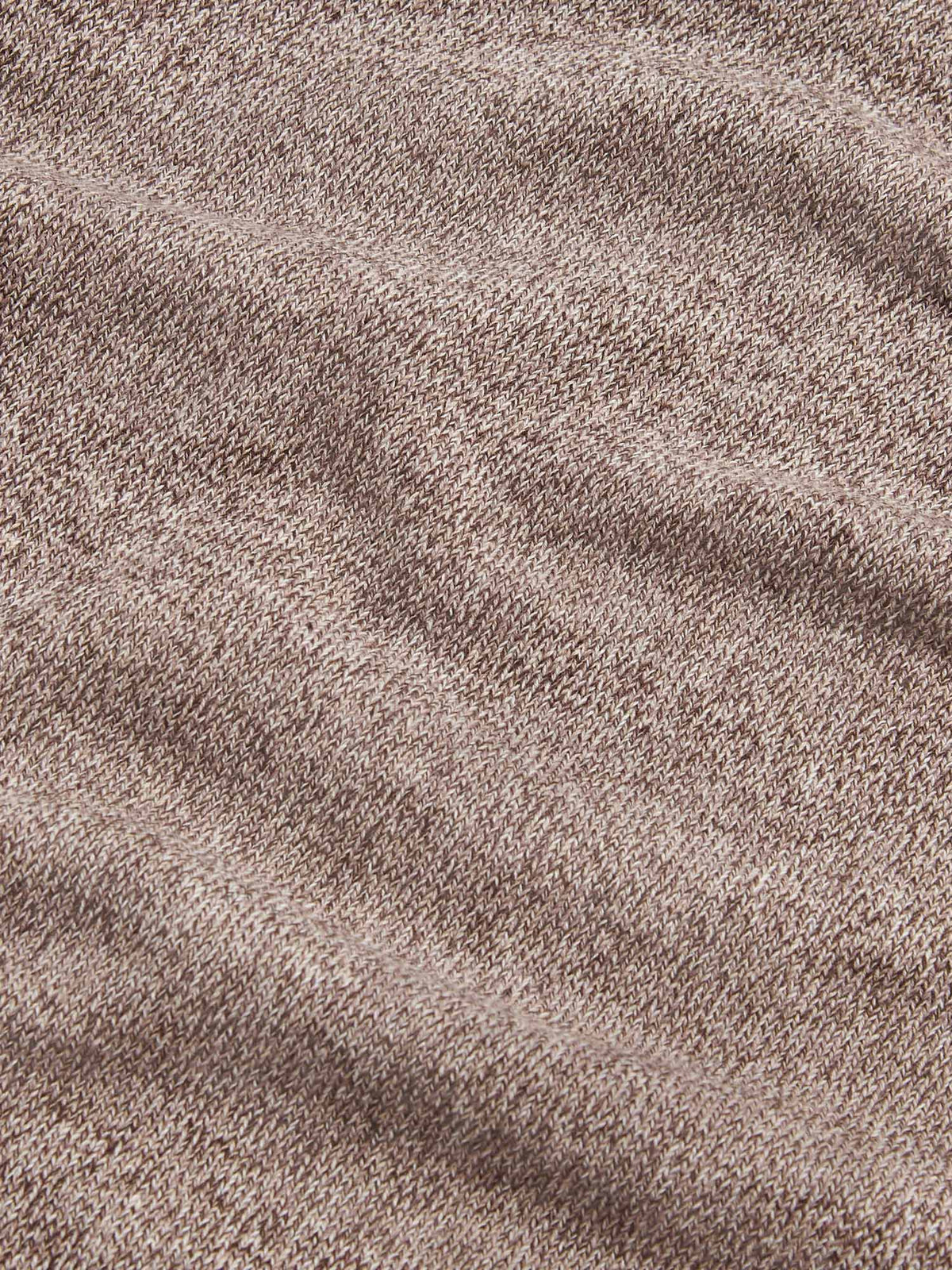 Twisted Yarn Knit Roll Neck in Simply Taupe