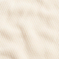Cotton Knit Cardigan in Egret