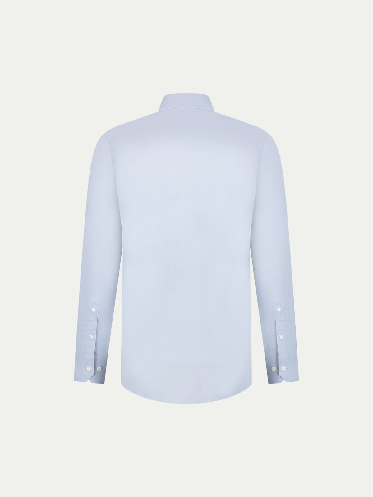 Cadogan High Collar Slim Fit Shirt in Blue Blizzard