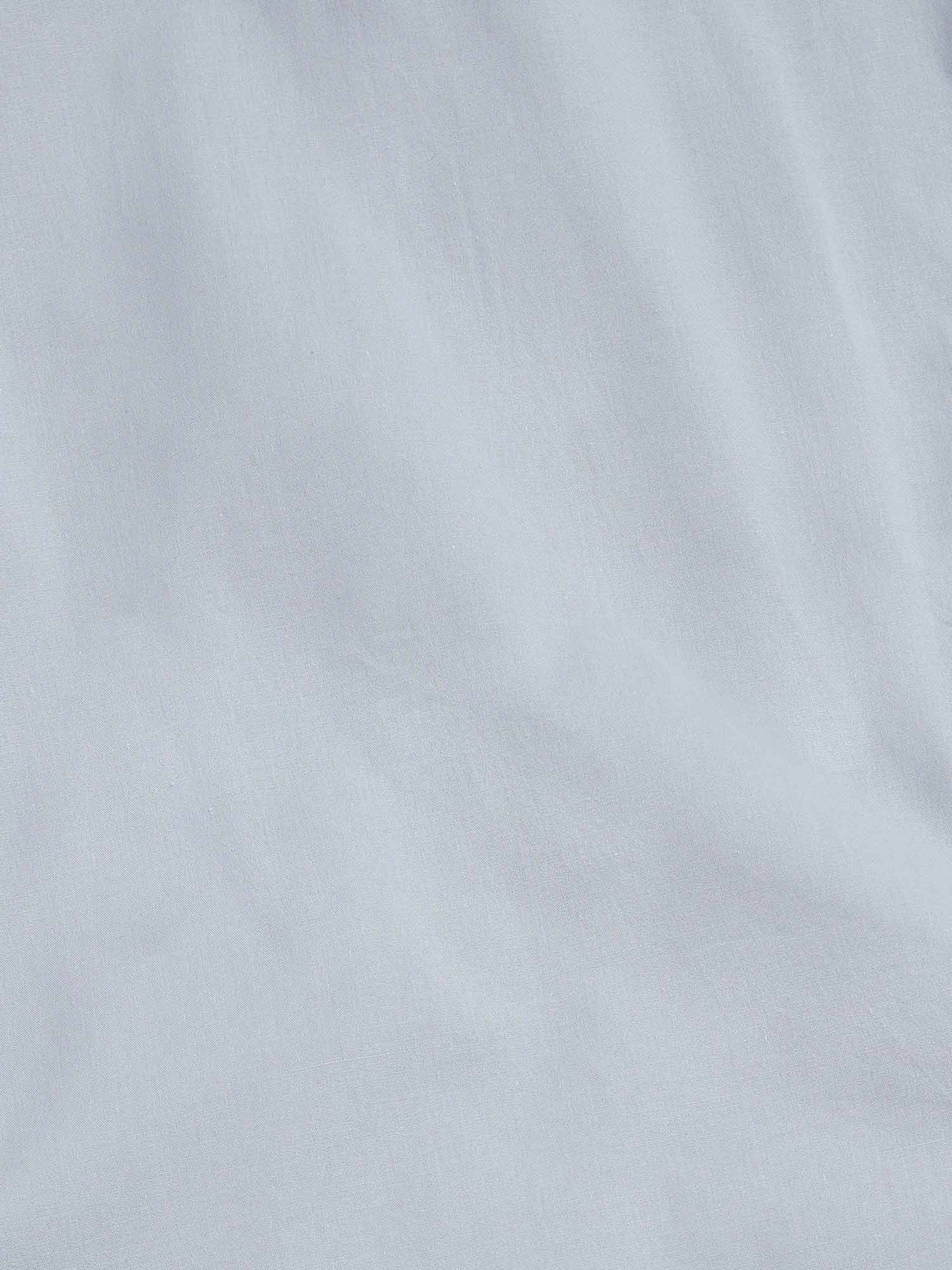 Cadogan High Collar Slim Fit Shirt in Blue Blizzard