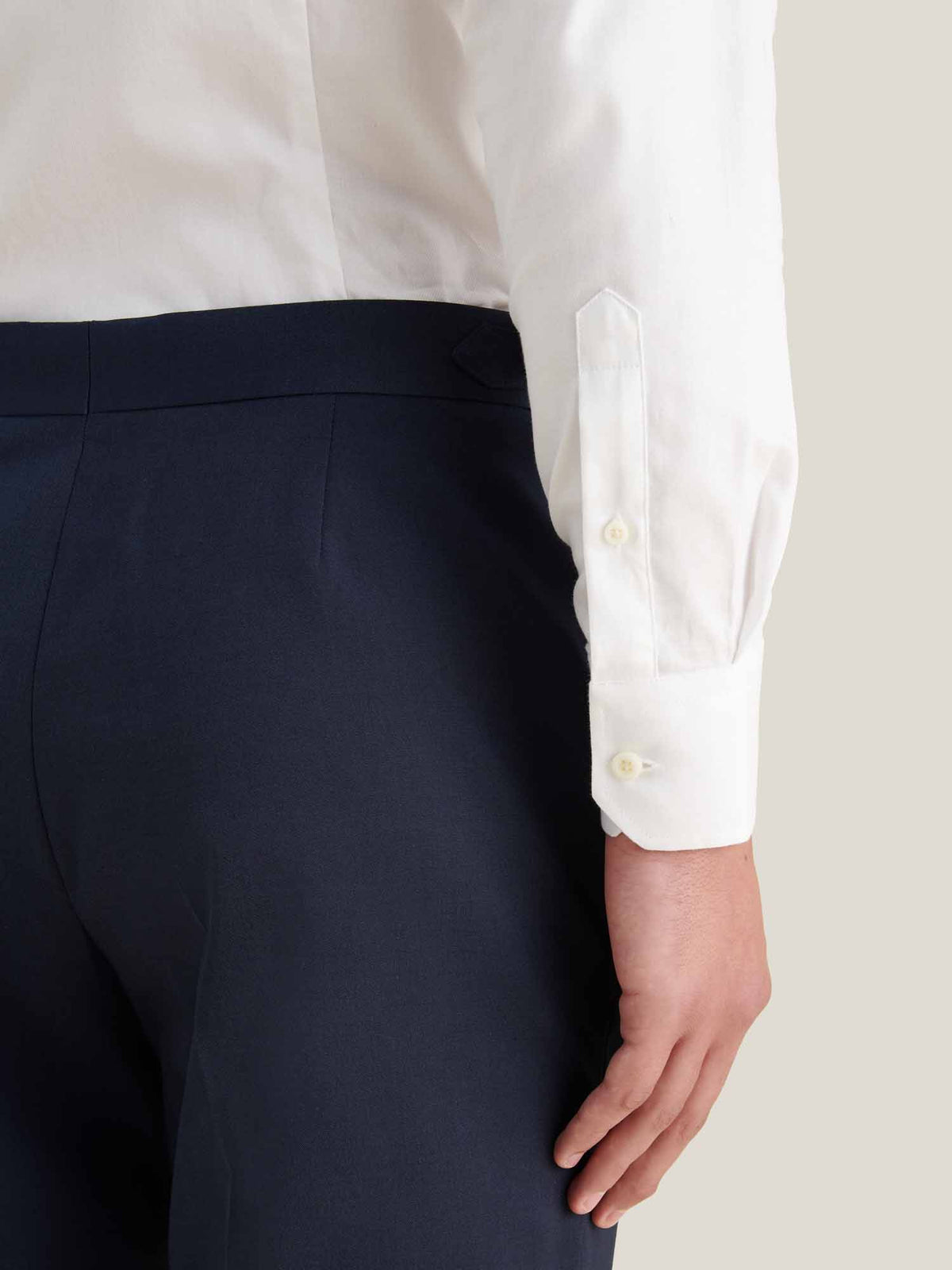 Fitzrovia Fine Twill Shirt in Bright White