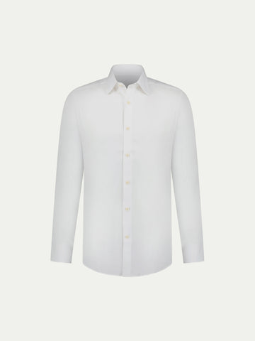 Peckham Rye Mens Fine Twill Shirt in Bright White