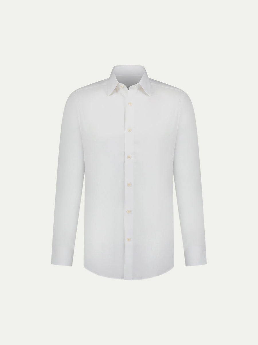 Peckham Rye Mens Fine Twill Shirt in Bright White