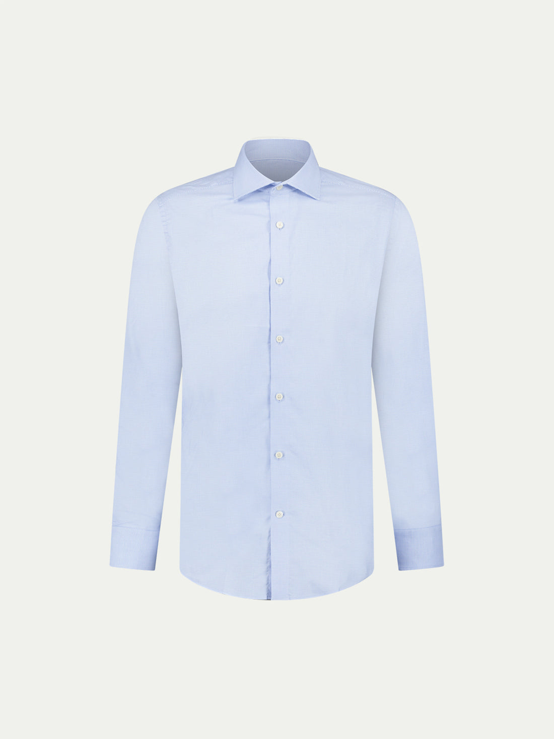Peckham Rye Mens Puppytooth Shirt in Blue Blizzard
