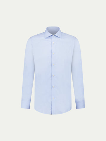 Peckham Rye Mens Puppytooth Shirt in Blue Blizzard