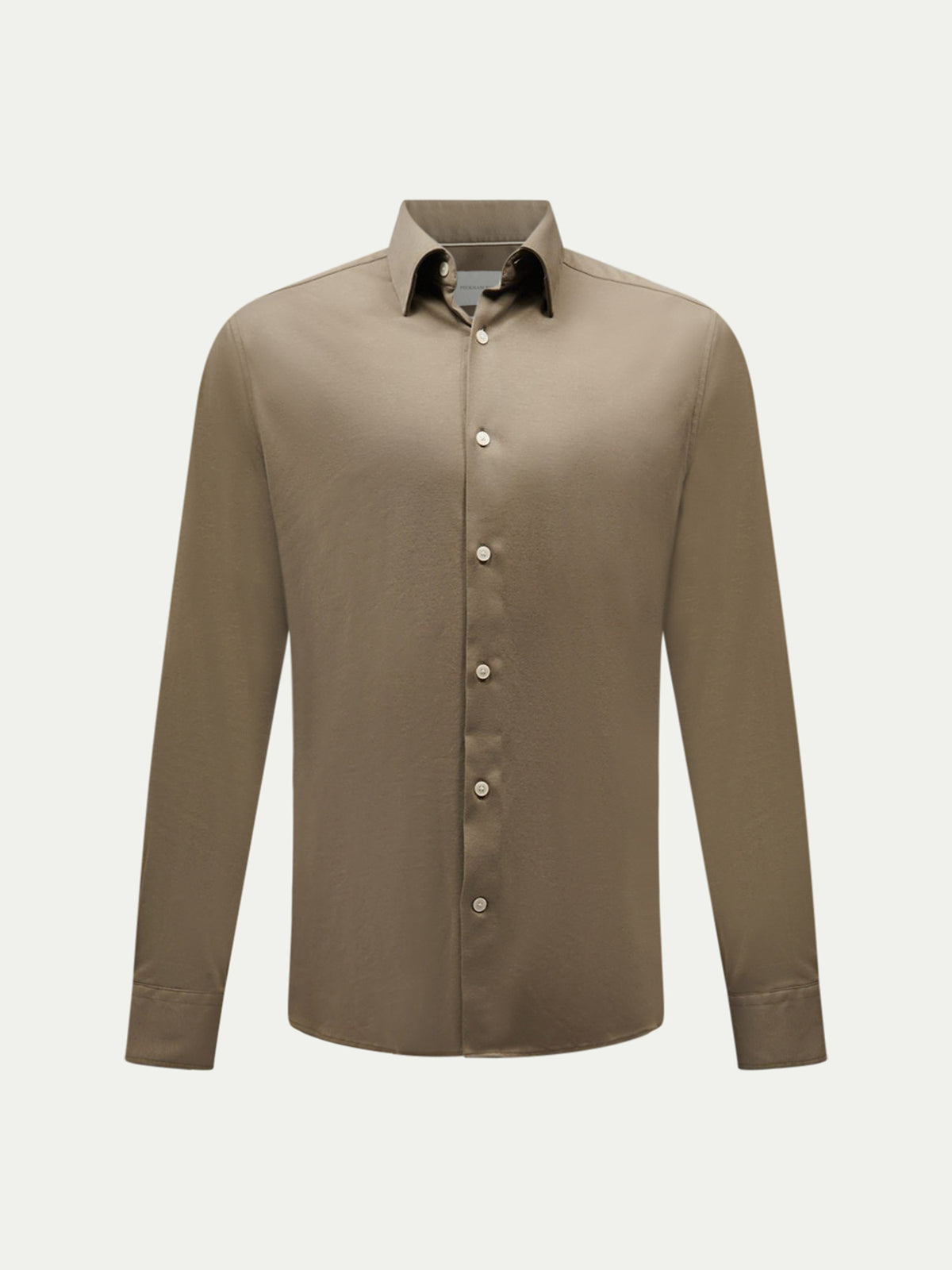 Jersey Hidden-Button Shirt in Sea Turtle