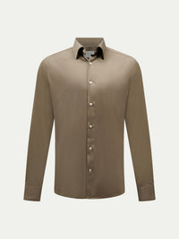 Jersey Hidden-Button Shirt in Sea Turtle