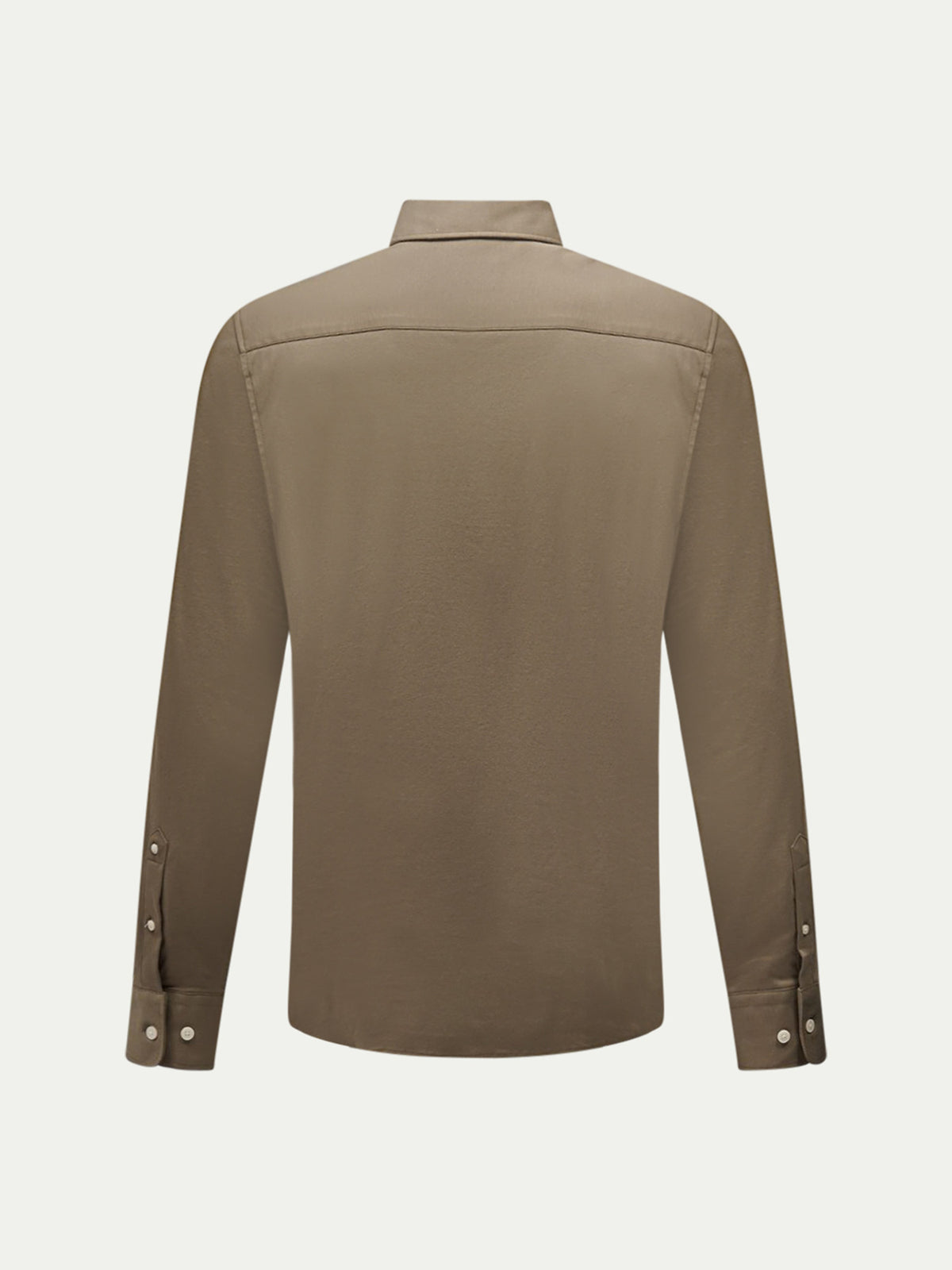 Jersey Hidden-Button Shirt in Sea Turtle