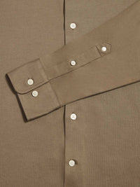 Jersey Hidden-Button Shirt in Sea Turtle