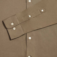 Jersey Hidden-Button Shirt in Sea Turtle
