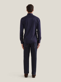 Portman Jersey Shirt in Dark Sapphire Navy