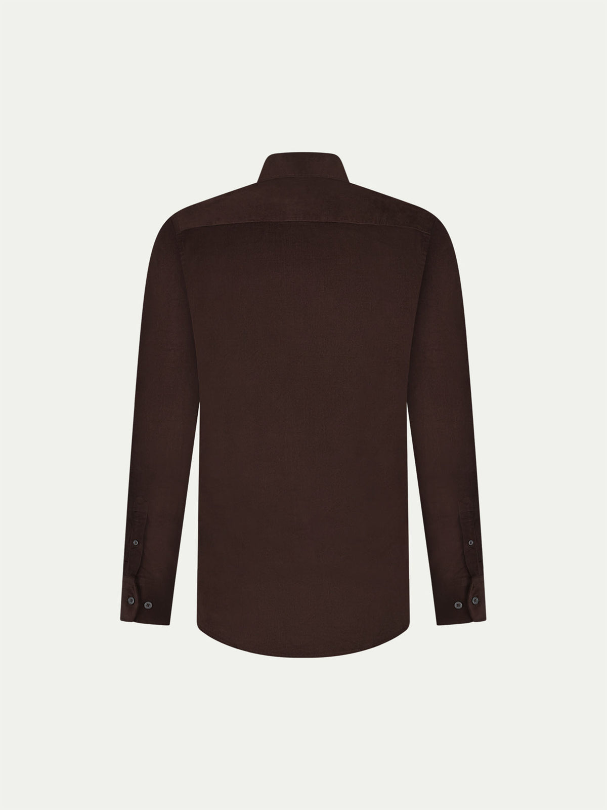 Micro Cord Button-Down Shirt in Java