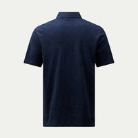 Mercerised Cotton Polo Shirt Dark Sapphire Navy